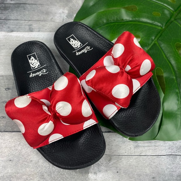 minnie mouse vans slides